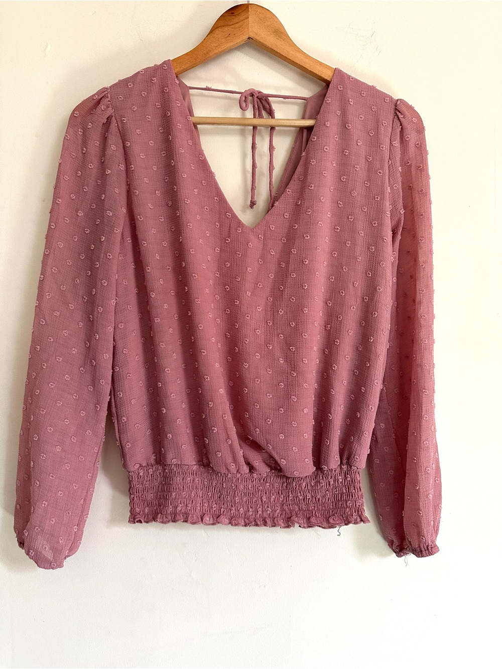 Nine Britton "Ina" Clip Dot Blouse